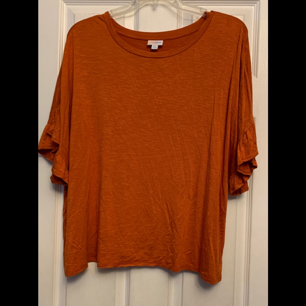 2xl Lularoe Dahl- pumpkin spice color.